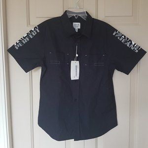Armani Teen Navy Short sleeve shirt